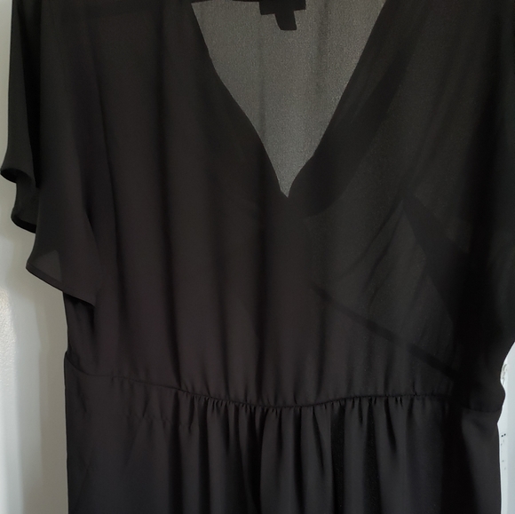 torrid Tops - Torrid size 1 sheer black Georgette Top